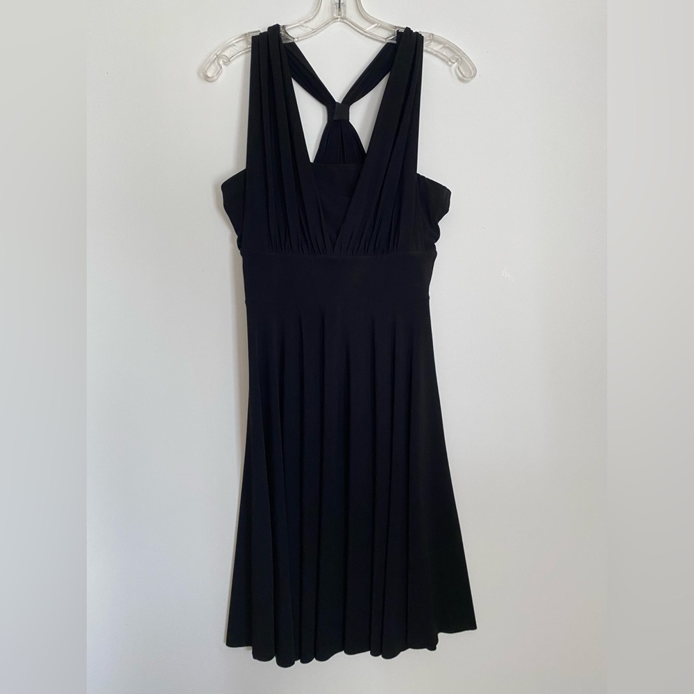 White House Black Market Black Convertible Cocktail Dress - Picture 3 of 11
